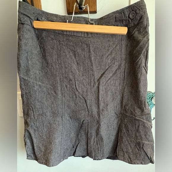 Reitmans Charcoal Textured Skirt - Picture 1 of 6